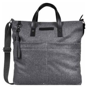 Sherpani Faith Ethos Collection Wool Satchel Slate Tote Bag